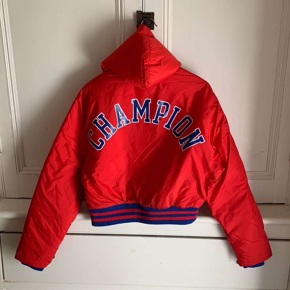 Champion Cropped Puffer Jacket NEW